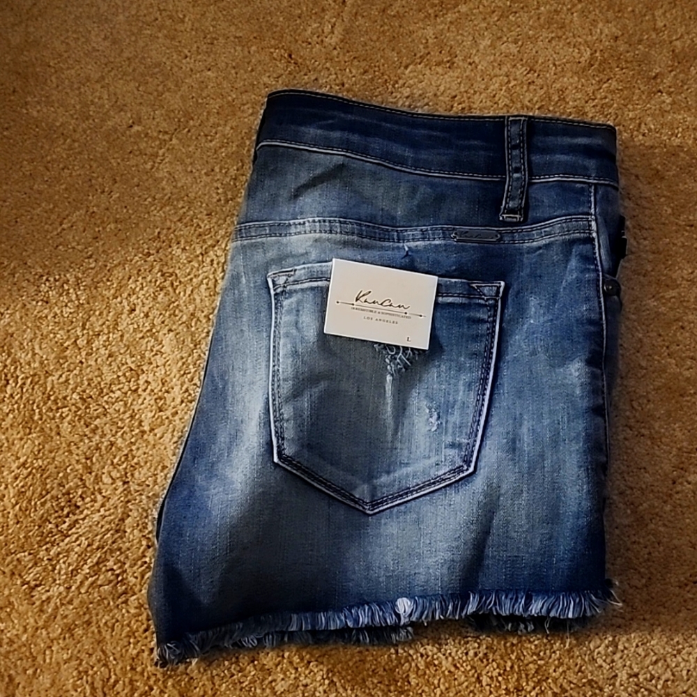 Denim shorts